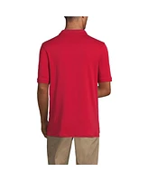 Lands' End Big & Tall Short Sleeve Interlock Polo Shirt