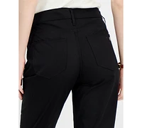 Tommy Hilfiger Women's Solid Split-Hem Capri Pants