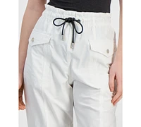 Tommy Hilfiger Women's Pull-On Tie-Waist Cargo Pants