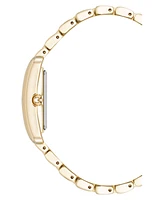 Anne Klein Women's Quartz Gold-Tone Alloy Link Bracelet, 23mm