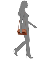 Style & Co. Whipstitch East West Flap Small Crossbody