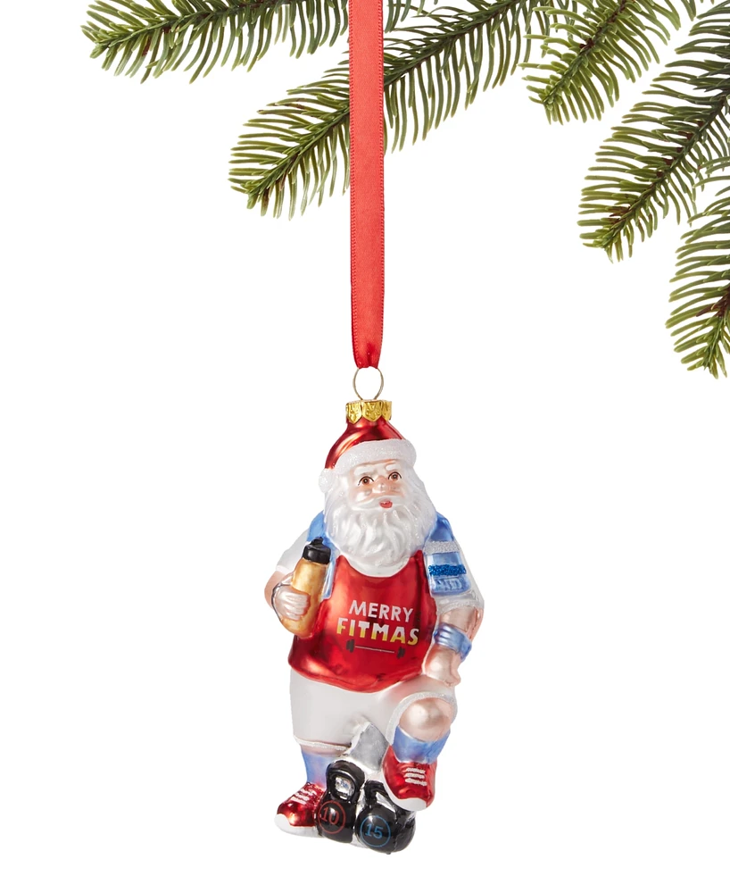 Holiday Lane Sports Merry Sports Santa Ornament, Exclusively at Macy's