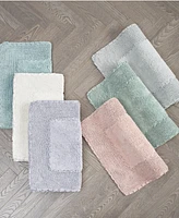 Laura Ashley Ruffle Cotton 2-Pc. Bath Rug Set