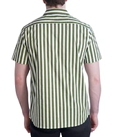 Karl Lagerfeld Paris Men's Woven Stripe Shirt