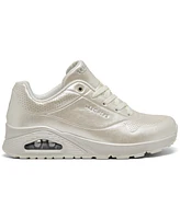 Skechers Street Women's Uno - Pearl Princess Casual Sneakers from Finish Line