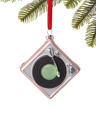 Holiday Lane Retro Record Player Ornament, Created for Macy's