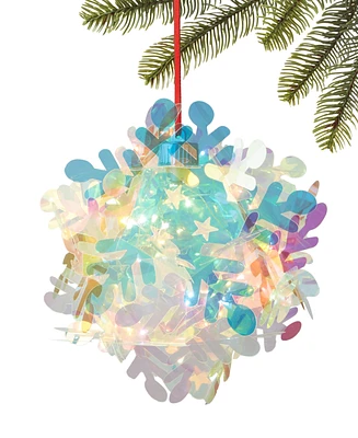 Holiday Lane Sugar Plum Led Leaves Ornament, Exclusively at Macy's