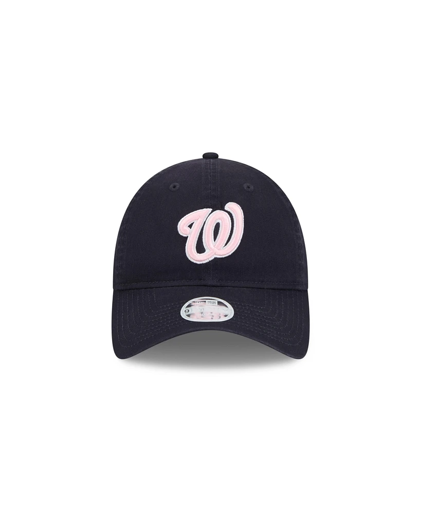 New Era Women's Red Washington Nationals 2024 Mother's Day 9TWENTY Adjustable Hat