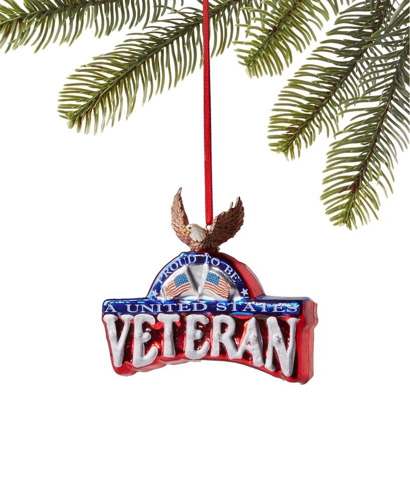 Holiday Lane All About You Veteran Ornament, Created for Macy's