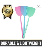 Zulay Kitchen Lightweight Flexible Flyswatter for Indoor & Outdoor Use (3 Pack)