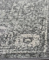 Safavieh Evoke EVK270 Grey and Ivory 2'2" x 9' Runner Area Rug