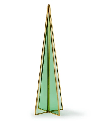 Holiday Lane Sugar Plum Green Glass Tabletop Decor, Created for Macy's