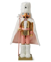 Holiday Lane Shimmer and Light 15" Wooden Nutcracker, Created for Macy's