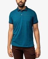 X-Ray Men's Short Sleeve Pieced Pique Tipped Polo