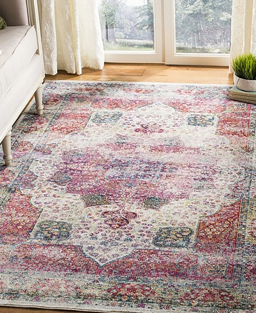 Safavieh Merlot MER121 Cream and Multi 8' x 10' Area Rug