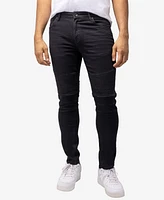 Raw X Men's Skinny Fit Moto Jeans