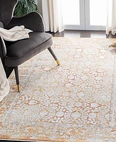 Safavieh Palermo PLM850 Gold and Beige 5'1" x 7'6" Area Rug