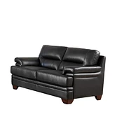 Luxor 66" Top Grain Leather Loveseat