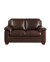 Magnum 62" Top Grain Leather Loveseat