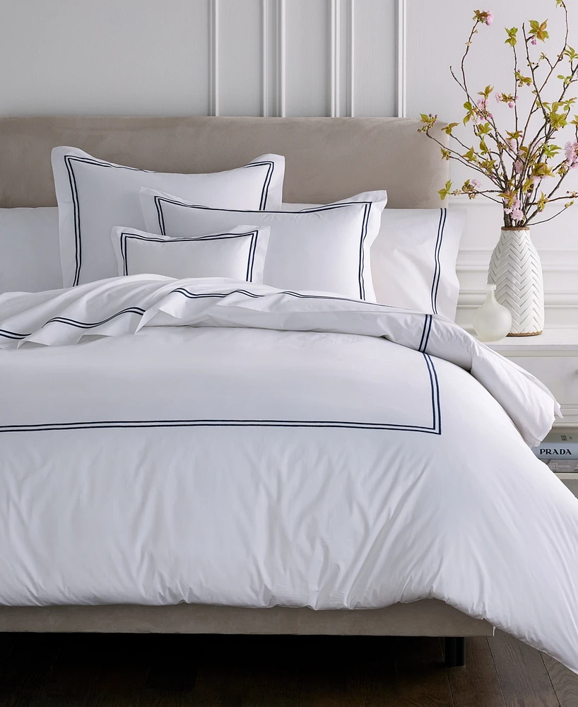 Sferra Grand Hotel Cotton Duvet Cover, Twin