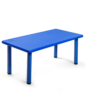 Slickblue Kids Plastic Rectangular Learn and Play Table