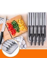 Cheer Collection Kitchen Drawer Knife Organizer - Space Saving Tray to Keep Knives Organized
