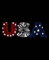 La Pop Art Usa Fireworks - Men's Premium Blend Word T-Shirt
