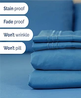 4 Piece Microfiber Sheet Set - California King