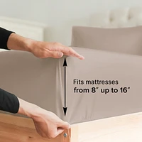 Piece Deep Pocket Microfiber (Muted, Vibrant, Heathered) Sheet Set