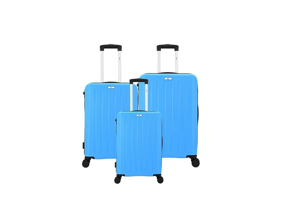 Mirage Luggage Noble Abs Hard shell Lightweight 360 Dual Spinning Wheels Combo Lock 3 Piece Set