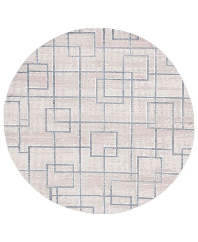 Safavieh Blair Washable 238 BLR238 6'7x6'7 Round Area Rug