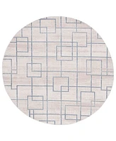 Safavieh Blair Washable 238 BLR238 6'7x6'7 Round Area Rug