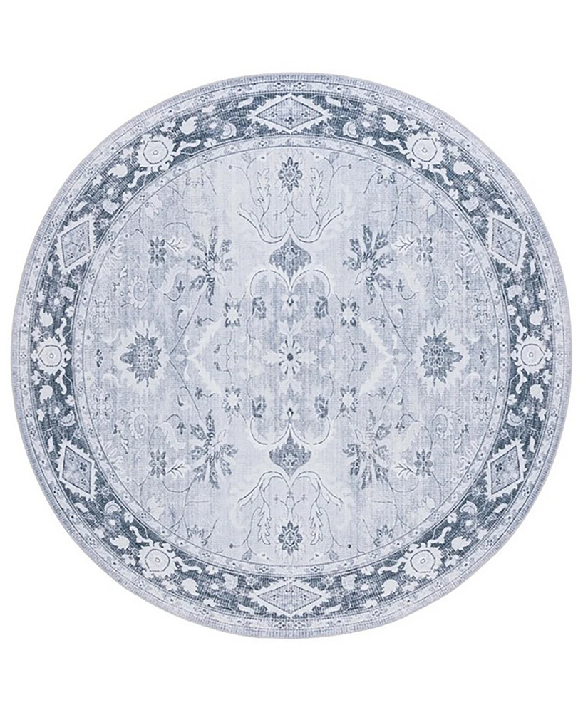 Safavieh Arizona Washable 118 ARZ118 6'x6' Round Area Rug