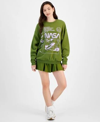 Grayson Threads The Label Juniors Nasa Graphic Sweatshirt Skort