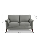 Westcott 62" Top Grain Leather Loveseat