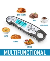 Zulay Kitchen Instant Read Food Thermometer - Waterproof Digital Meat