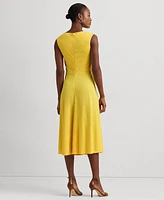 Lauren Ralph Women's Twist-Front Jersey Dress