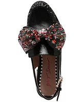 Betsey Johnson Women's Breyer Beaded Slingback Loafers