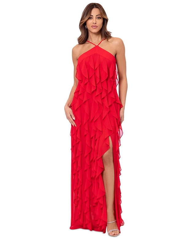 halter neck tie maxi dress Summer Strolls Halter Neck Tie Midi Dress