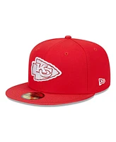 New Era Men's Red Kansas City Chiefs Active Ballistic 59fifty Fitted Hat