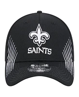 New Era Men's Black Orleans Saints Active 39thirty Flex Hat