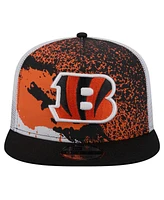 New Era Men's Black Cincinnati Bengals Court Sport 9fifty Snapback Hat