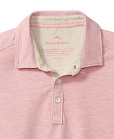 Tommy Bahama Men's Coasta Vera Short Sleeve Heathered Polo Shirt