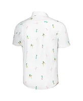 Tommy Bahama Men's White New York Giants Nova Wave Flocktail Button-Up Shirt