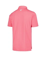 FootJoy Men's Pink Genesis Invitational ProDry Stretch Pique Solid Polo