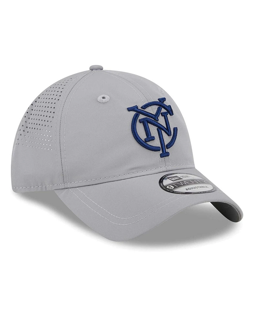 New Era Men's Gray New York City Fc Active 9Twenty Adjustable Hat