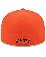 New Era Men's Black/Orange San Francisco Giants Gameday Sideswipe 59Fifty Fitted Hat