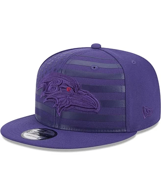 New Era Men's Purple Baltimore Ravens Independent 9Fifty Snapback Hat