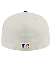 New Era Men's White Detroit Tigers Evergreen Chrome 59Fifty Fitted Hat