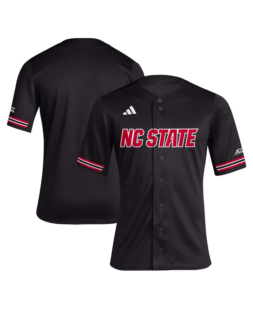 Adidas Men's Black Nc State Wolfpack Replica Baseball Jersey